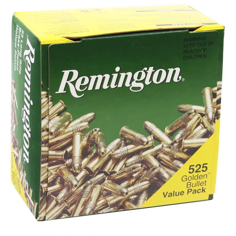 Remington Golden Bullet 22 Lr Ammo 36 Grain Plhp 525 Rounds 2451